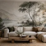 fresque murale maison