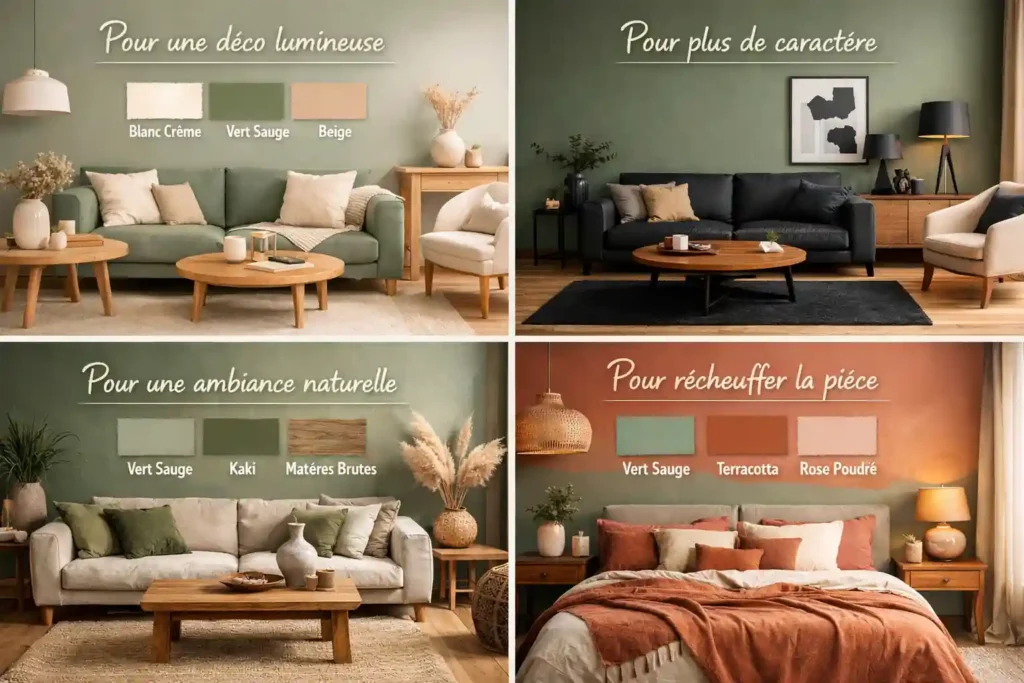 Décorer avec le vert sauge : idées pièce par pièce
