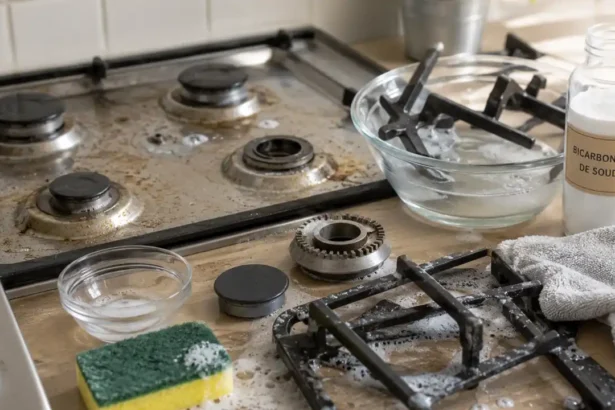 nettoyer sa cuisinière à gaz