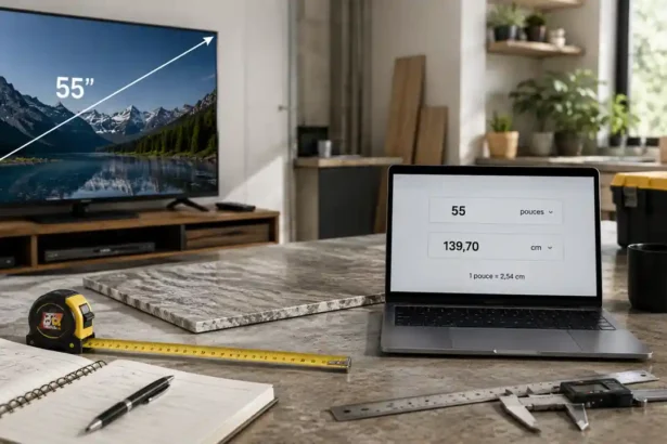 teleplanete.com pouce en centimètre