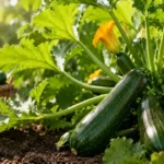 Culture de courgettes