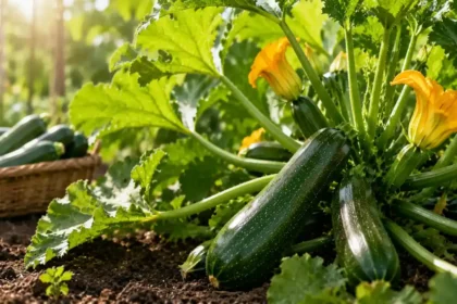 Culture de courgettes