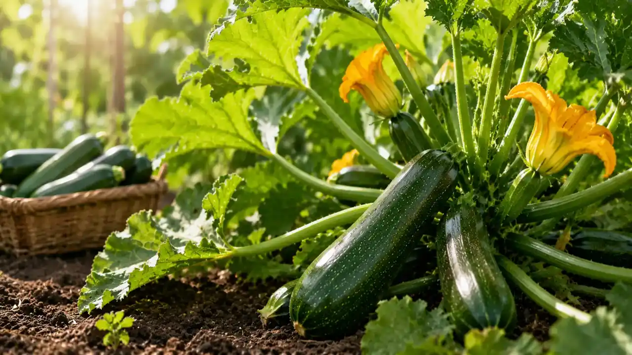 Culture de courgettes